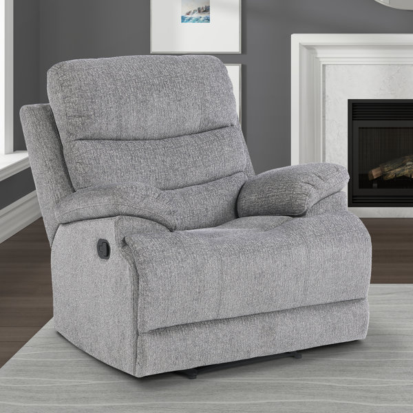 Hokku Designs Charliese Chenille Upholstered WallHugger Reclining